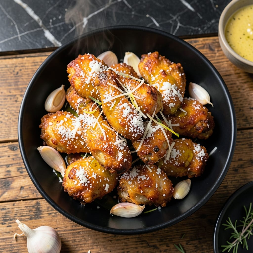 Chicken Wing Recipe Garlic Parmesan: Crispy Bites With Cheesy Garlic Glaze Chicken Wing Recipe Garlic Parmesan: Crispy Bites With Cheesy Garlic Glaze