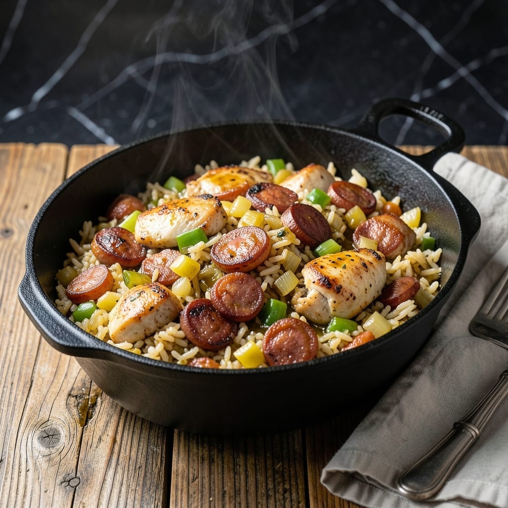 Original Jambalaya Recipe: Cajun Spice and Andouille Sausage Harmony