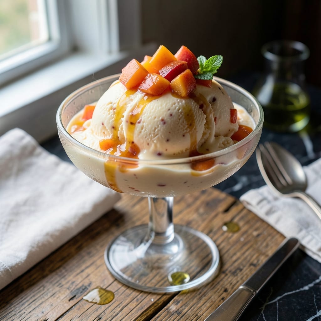 Peach Ice Cream Recipe America's Test Kitchen: Velvety Summer in a Scoop Peach Ice Cream Recipe America's Test Kitchen: Velvety Summer in a Scoop