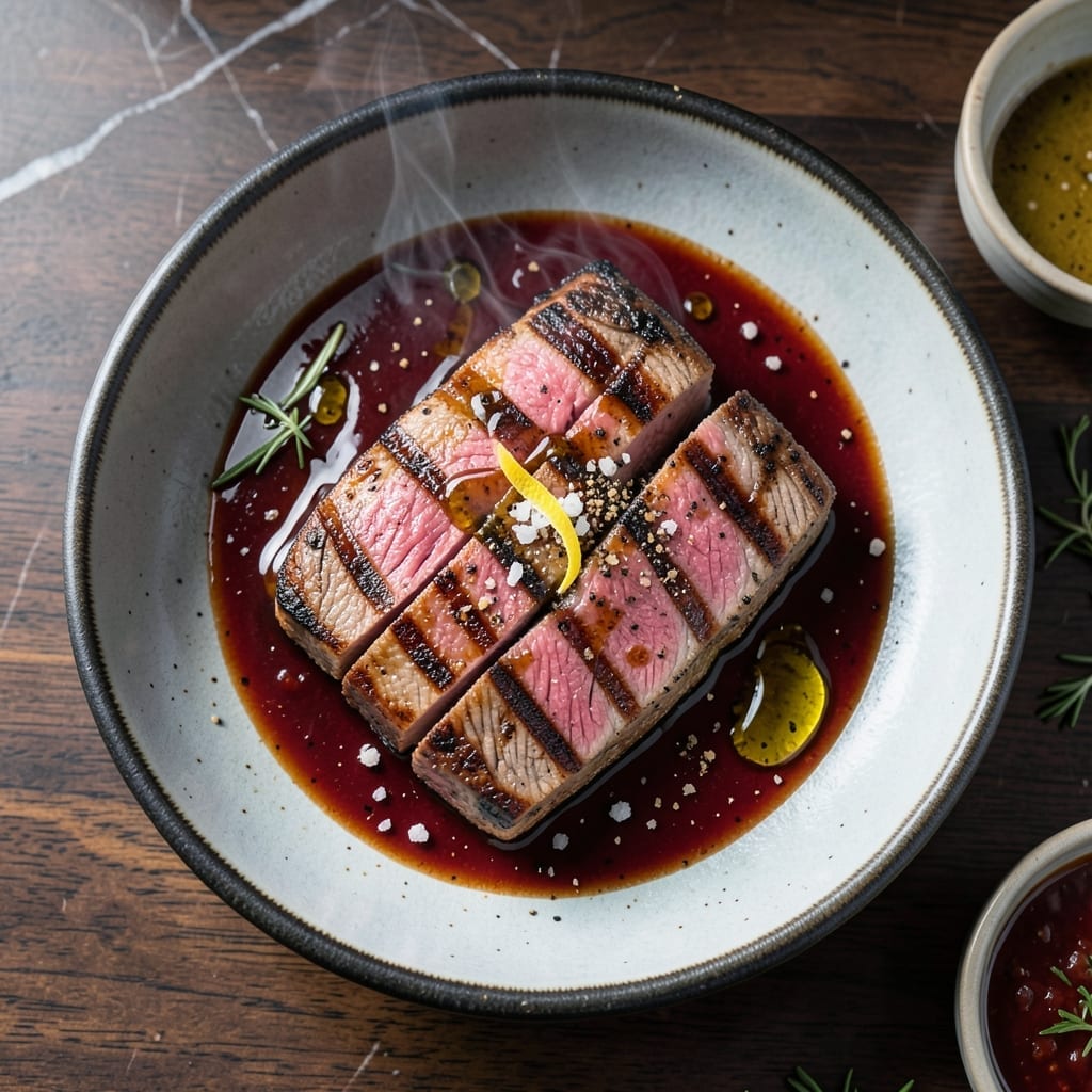BBQ Tuna Steak Recipe Grill: Charred Crust With Bold Smoky Flavor