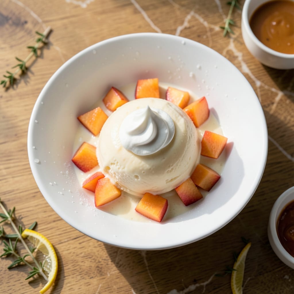Peach Ice Cream Recipe Sweetened Condensed Milk: Ultra Creamy No-Churn Delight