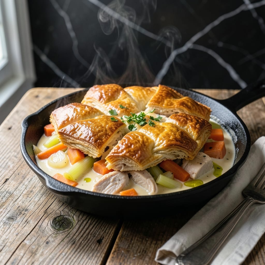 Pot Pie Recipe With Pillsbury Biscuits: Flaky Topping Over Savory Filling Pot Pie Recipe With Pillsbury Biscuits: Flaky Topping Over Savory Filling