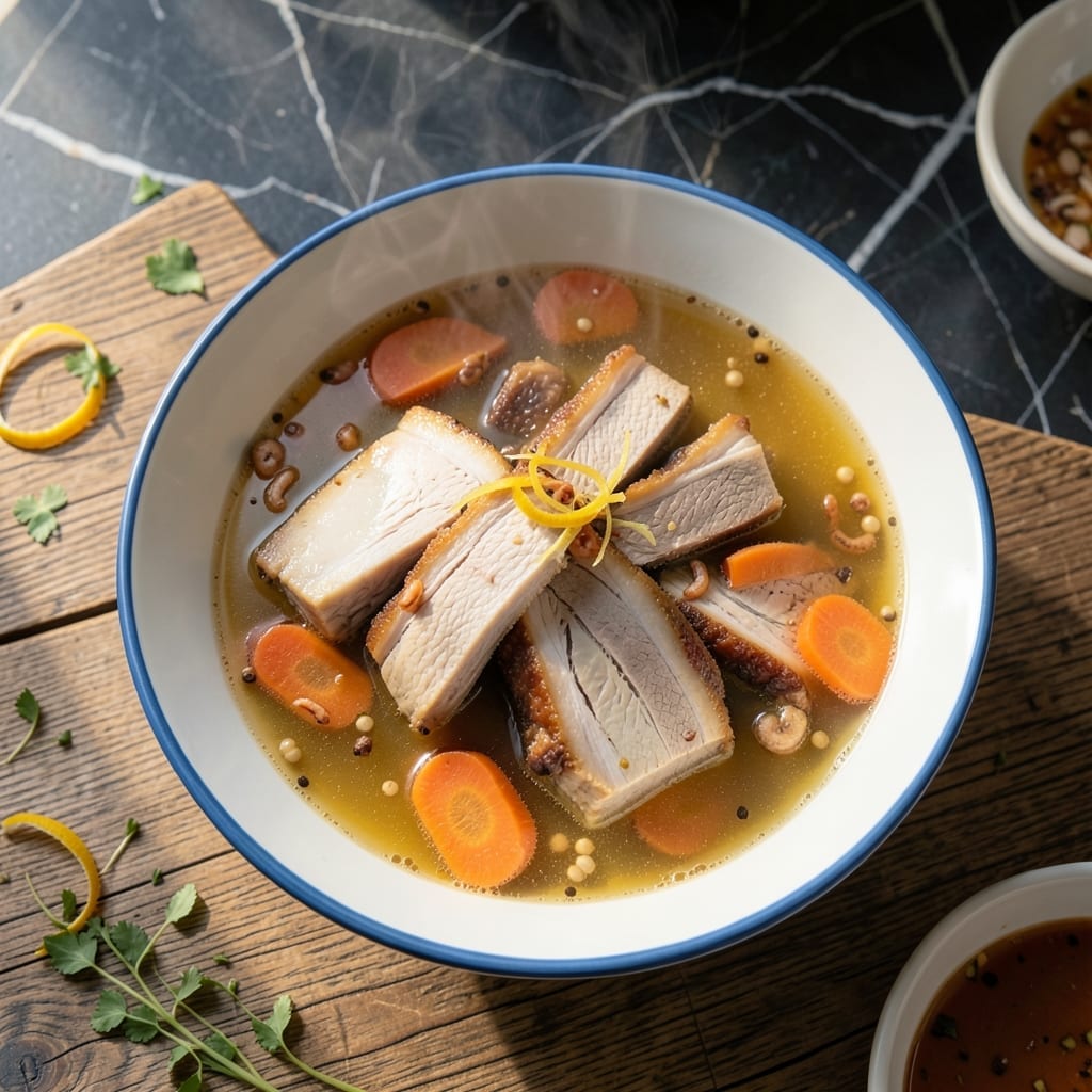 Pork Rib Soup Recipe Singapore: Peppery Broth With Fall-Off-The-Bone Meat