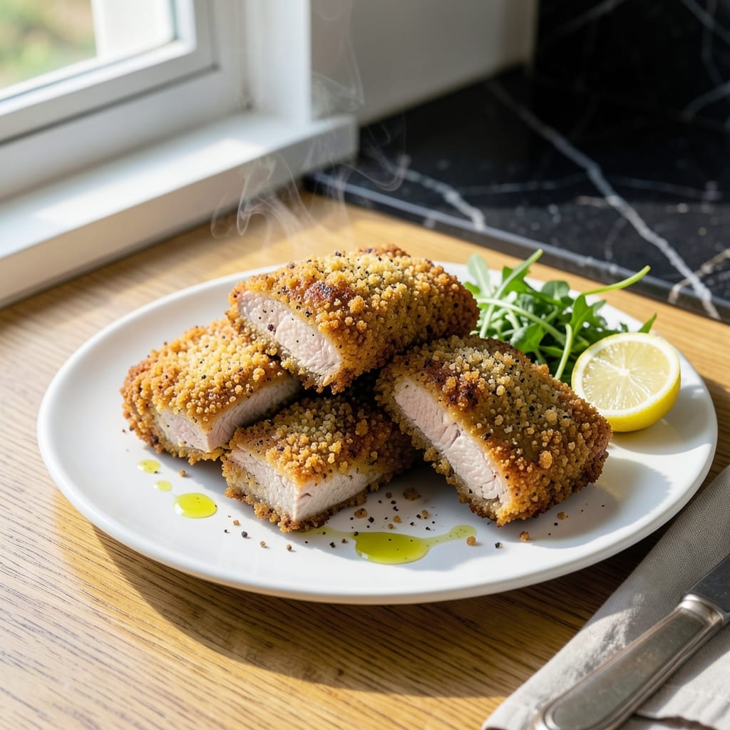 Pork Chop Recipe With Parmesan Cheese: Crispy Breaded Cutlets With Melty Topping