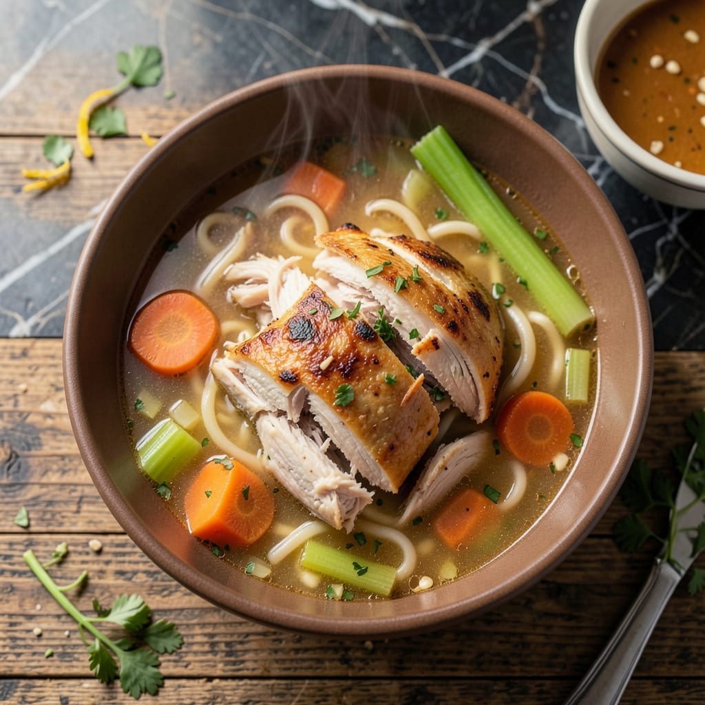 Chicken Noodle Soup Recipe With Rotisserie Chicken: Weeknight Comfort in a Bowl Chicken Noodle Soup Recipe With Rotisserie Chicken: Weeknight Comfort in a Bowl