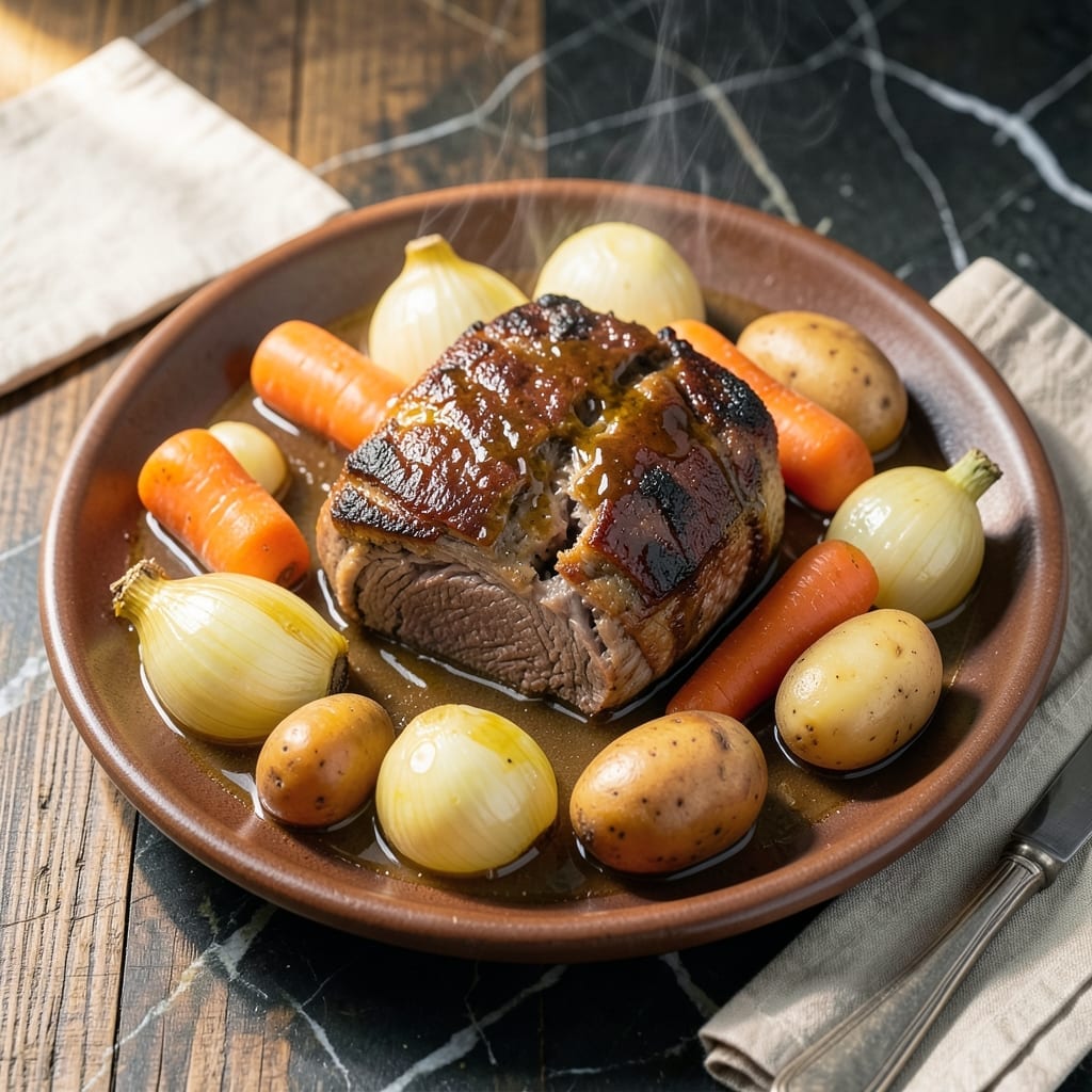 Pot Roast Recipe Slow Cooker 6 Hours: Hands-Off Braised Beef with Garden Veggies