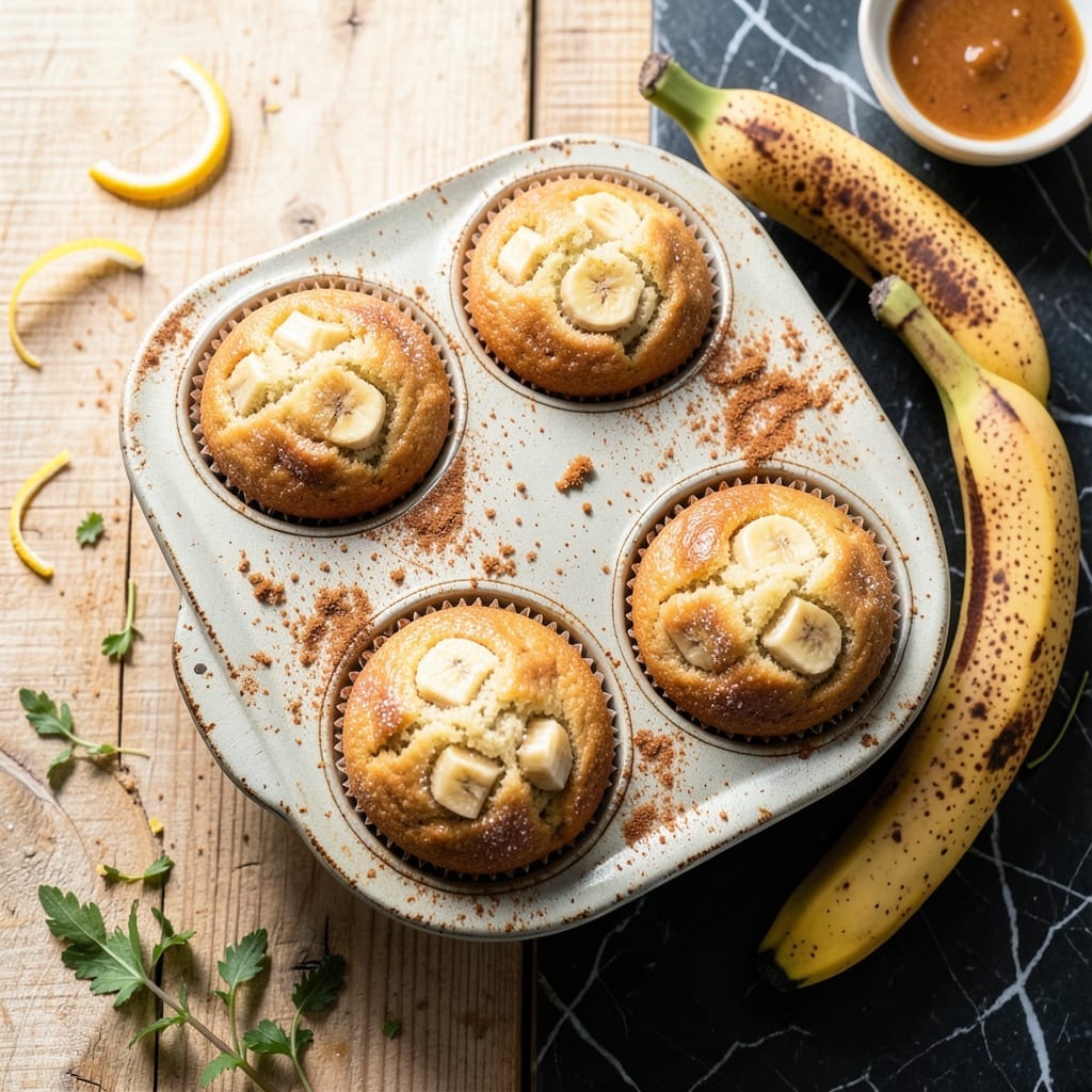 Banana Muffin Recipe With Two Bananas: Moist and Fluffy Morning Treats
