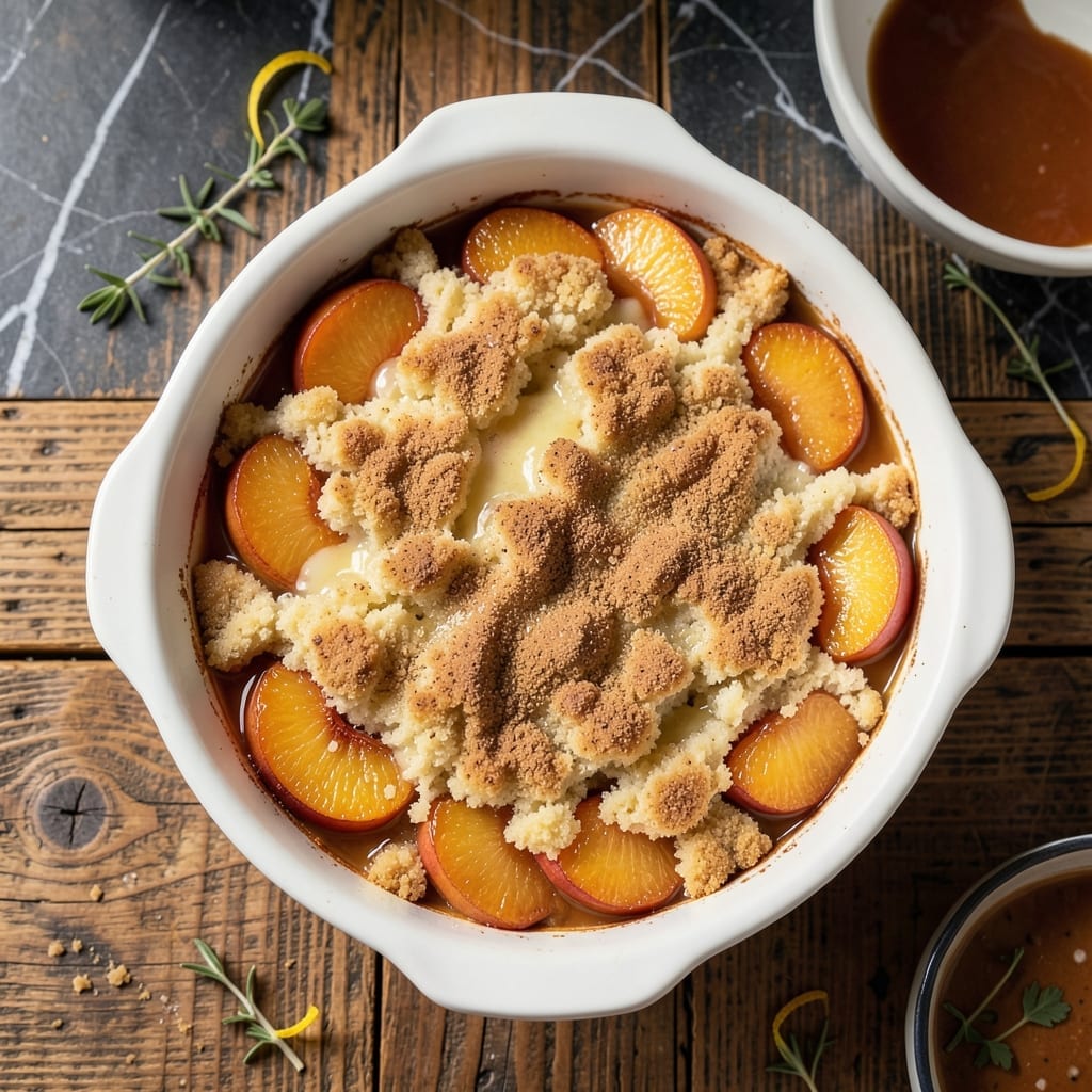 1-1-1 Peach Cobbler Recipe: Old-Fashioned Sweetness With Crusty Biscuit Topping