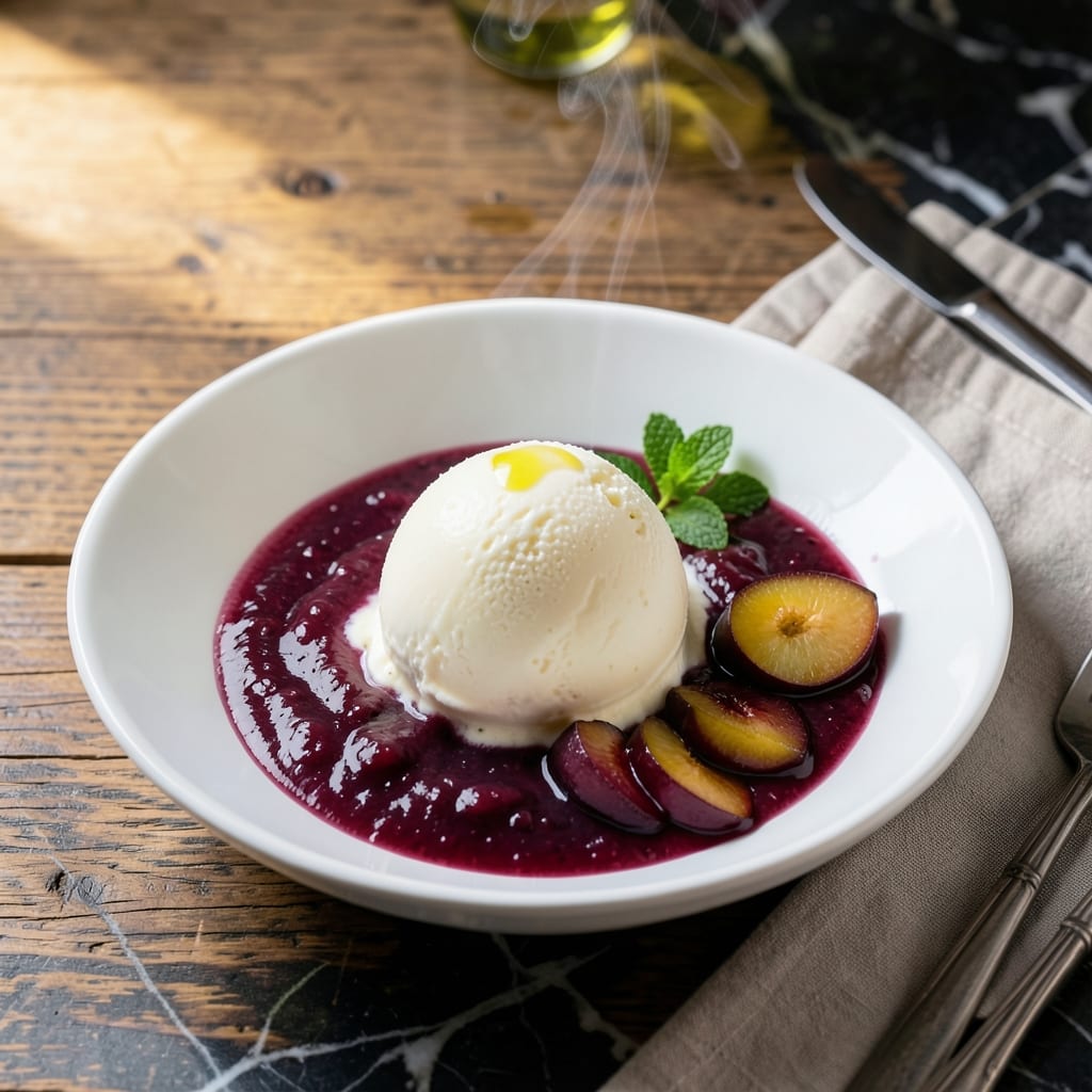 Plum Sauce Recipe for Ice Cream: Sweet-Tart Drizzle for Desserts Plum Sauce Recipe for Ice Cream: Sweet-Tart Drizzle for Desserts