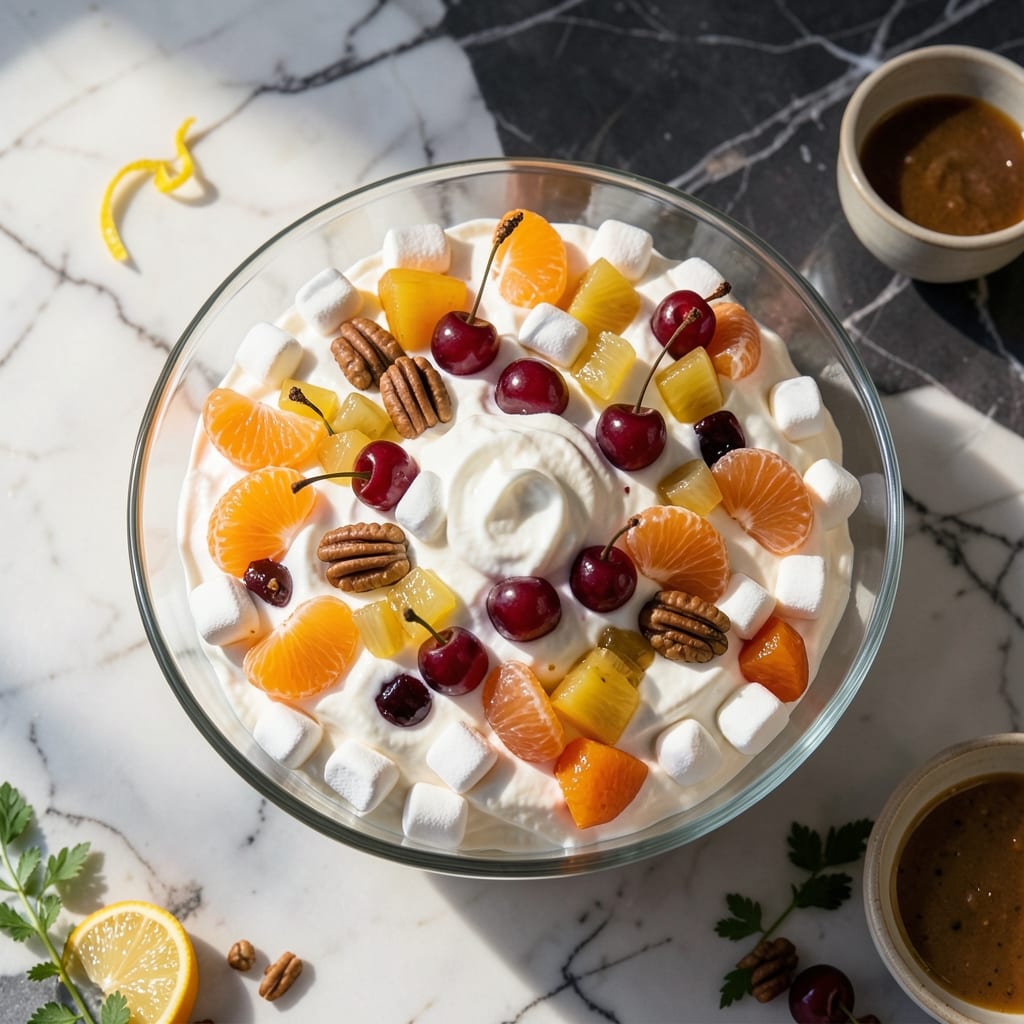 Pink Salad Recipe With Cool Whip: Retro Potluck Favorite With Marshmallows
