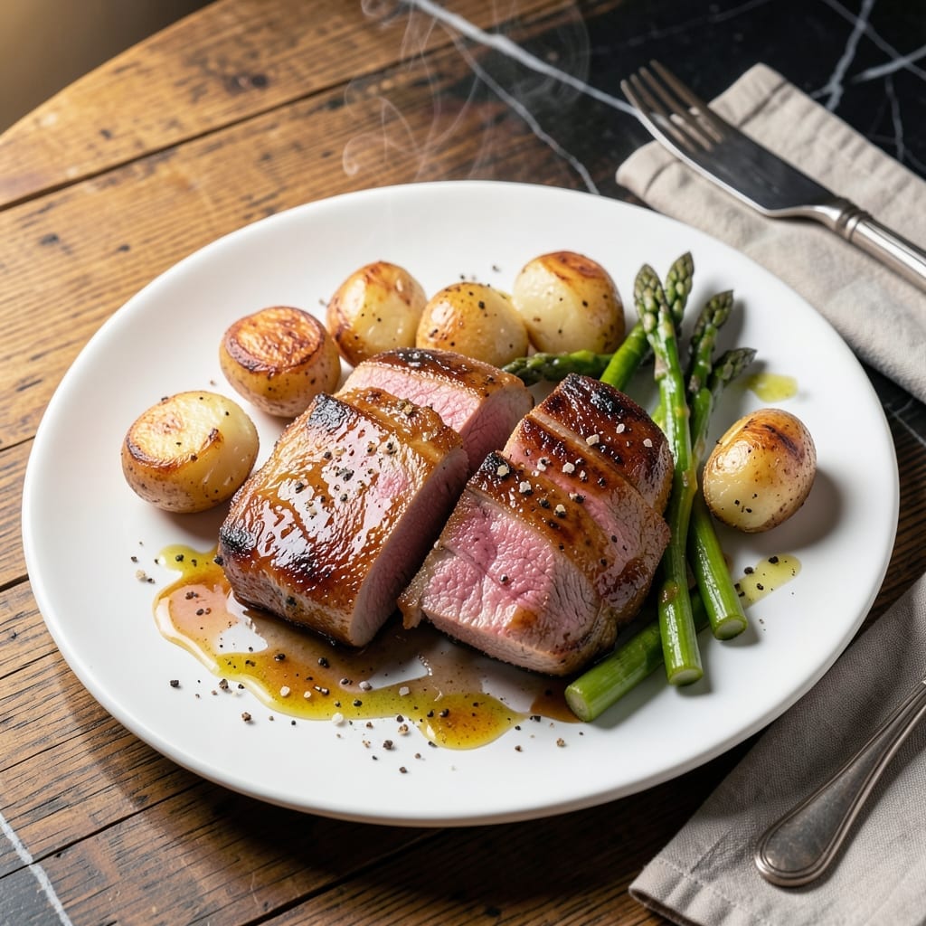 Skinless Duck Breast Recipe: Pan-Seared to Medium-Rare Excellence Skinless Duck Breast Recipe: Pan-Seared to Medium-Rare Excellence