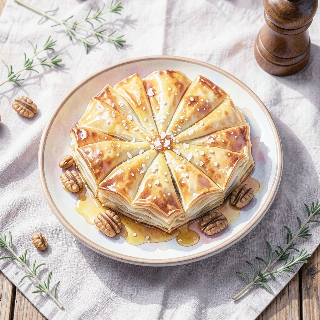 Recipe Using Phyllo Dough: Flaky Layers with Honey-Walnut Filling