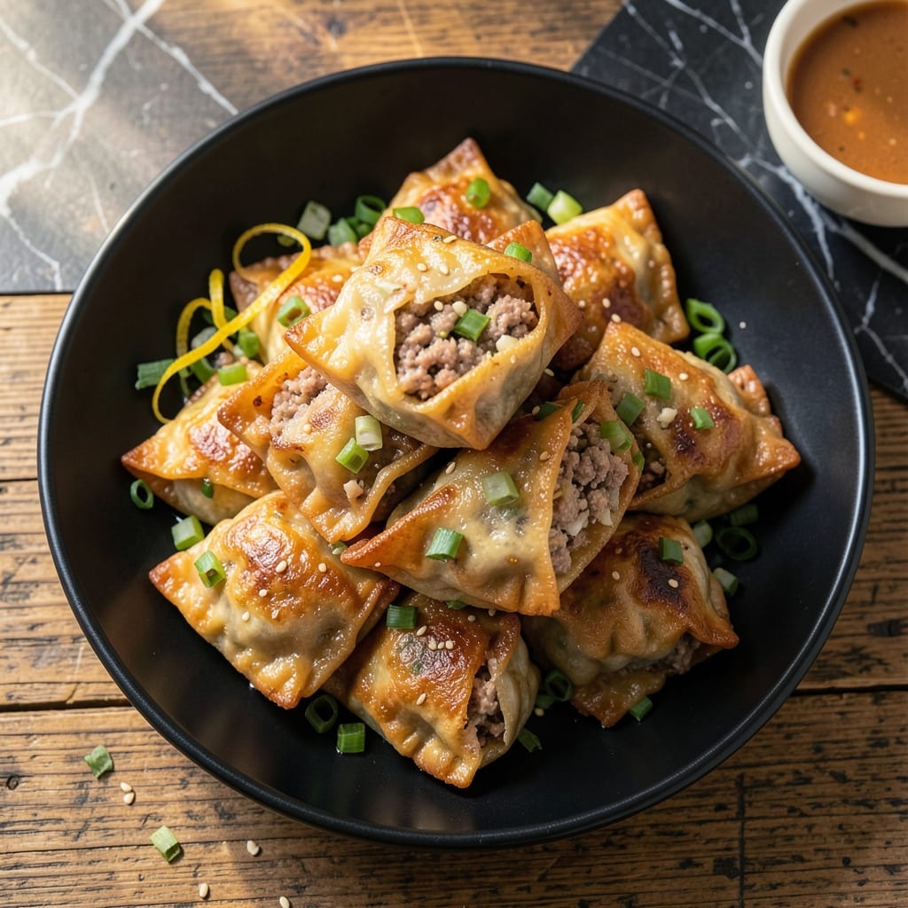 Pork Wonton Recipe Air Fryer: Crispy Golden Pockets in Minutes Pork Wonton Recipe Air Fryer: Crispy Golden Pockets in Minutes