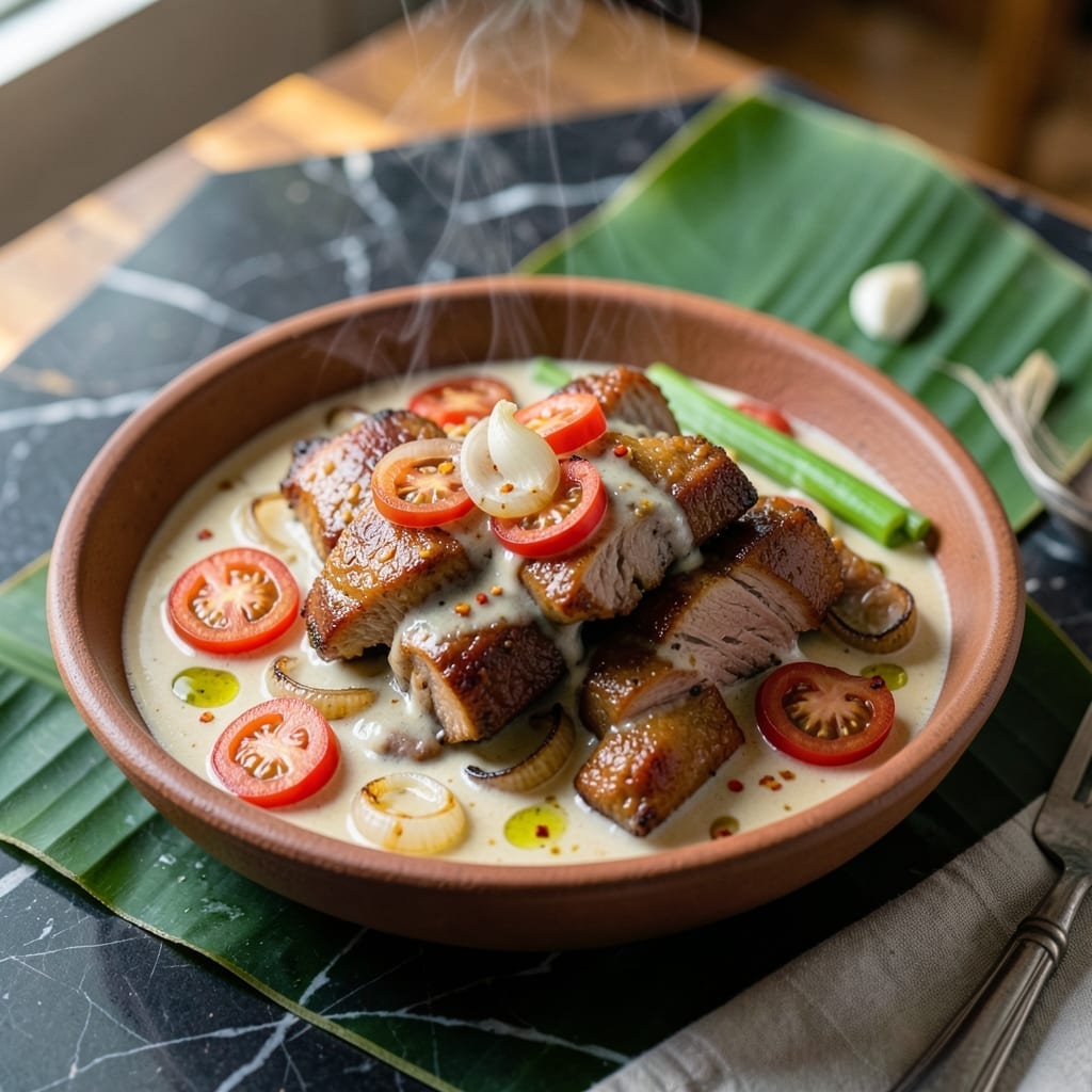 Pork Binagoongan With Gata Recipe Panlasang Pinoy: Rich Shrimp Paste and Coconut Milk Fusion