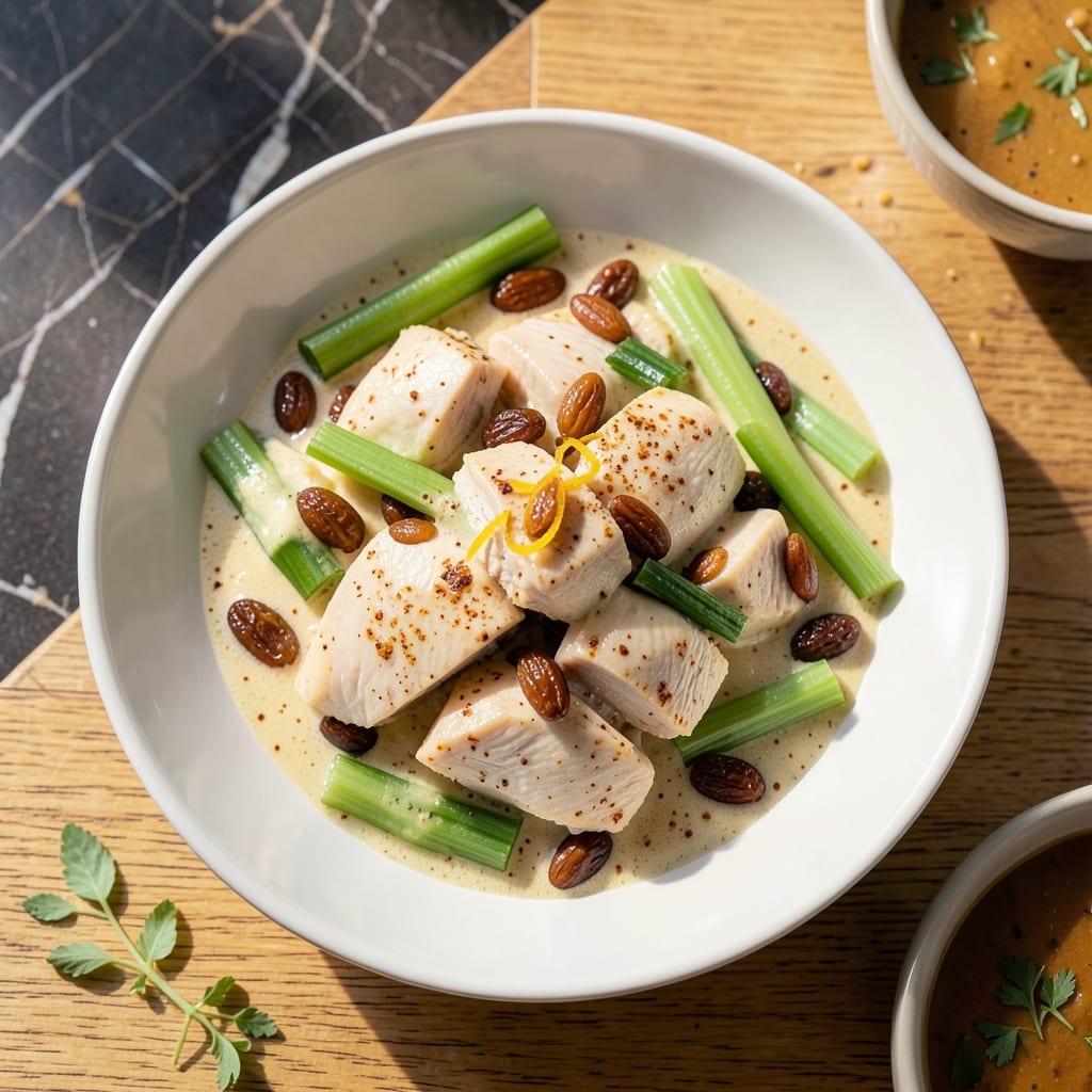 Chicken Salad Recipe Curry: Spiced Creaminess with Golden Raisins