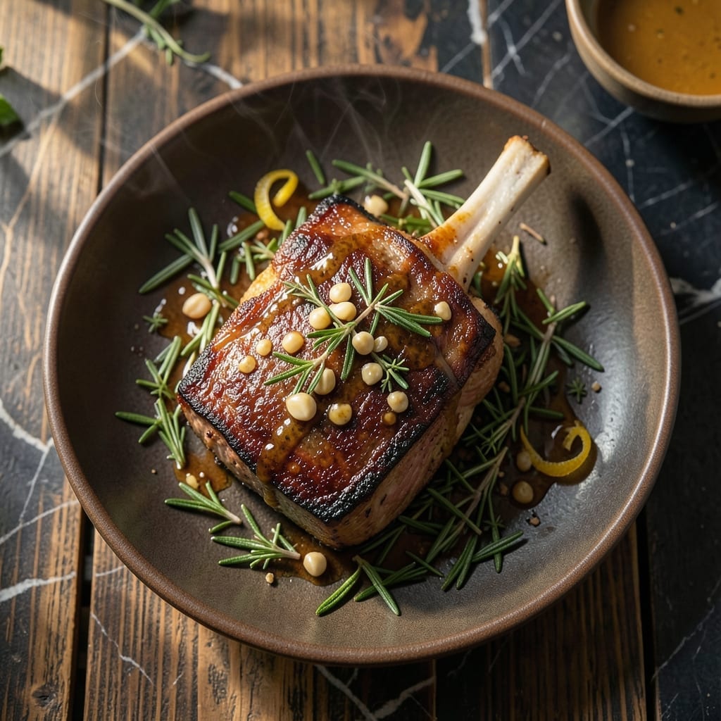 Bone In Pork Shoulder Blade Steak Recipe: Marbleized Richness With Herb Crust Bone In Pork Shoulder Blade Steak Recipe: Marbleized Richness With Herb Crust