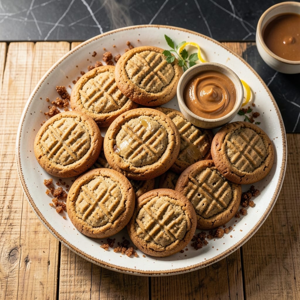 Peanut Butter Cookie Recipe No Baking Powder: Chewy Edges With a Fork-Crosshatch Finish Peanut Butter Cookie Recipe No Baking Powder: Chewy Edges With a Fork-Crosshatch Finish