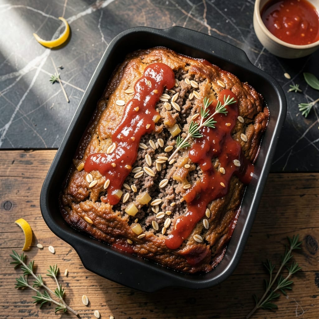 Meatloaf Recipe With Oats: Moist Texture With Homestyle Flavor Meatloaf Recipe With Oats: Moist Texture With Homestyle Flavor
