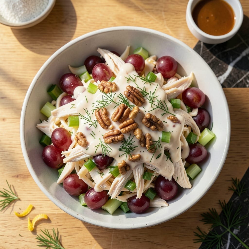 Chicken Salad Recipe With Grapes: Sweet and Crunchy Lunch Delight