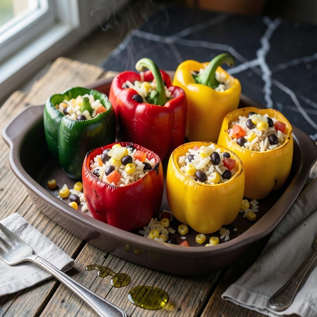 Recipe for Stuffed Peppers in the Crock Pot: Hands-Off Flavor-Packed Dinner Recipe for Stuffed Peppers in the Crock Pot: Hands-Off Flavor-Packed Dinner
