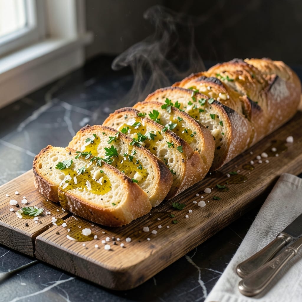 Garlic Bread Recipe Without Butter: Olive Oil Infused Crispy Perfection Garlic Bread Recipe Without Butter: Olive Oil Infused Crispy Perfection