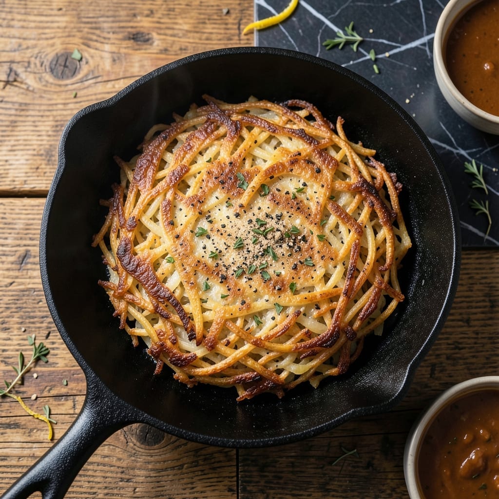 Homemade Hash Brown Recipe Healthy: Crispy Golden Potatoes With No Oil