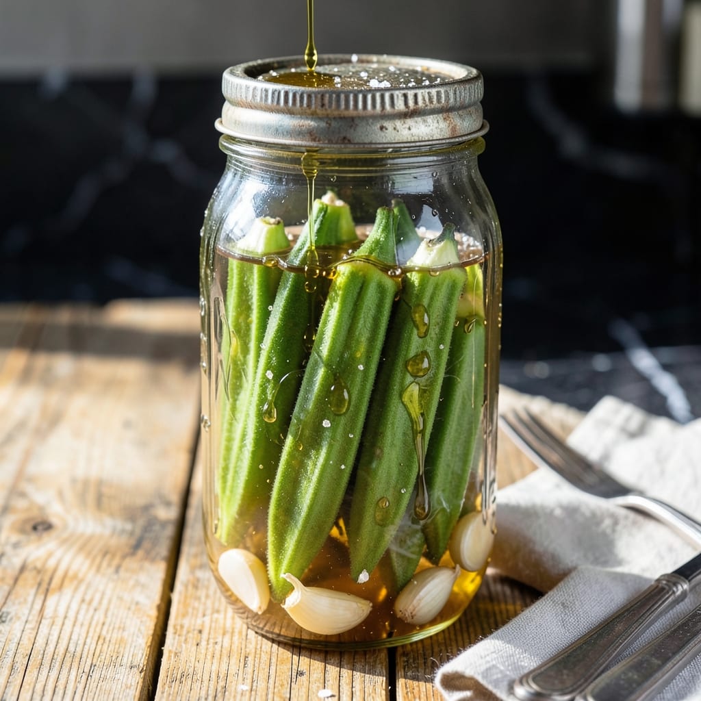Pickled Okra Recipe Apple Cider Vinegar: Crunchy Tangy Bites for Year-Round Enjoyment Pickled Okra Recipe Apple Cider Vinegar: Crunchy Tangy Bites for Year-Round Enjoyment
