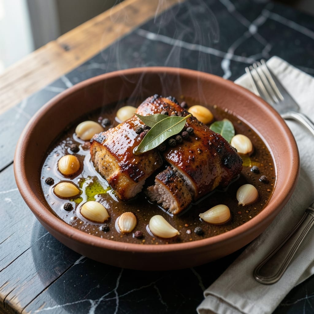 Pork Adobo Recipe Panlasang Pinoy: Vinegar-Braised Tenderness with Garlic Depth