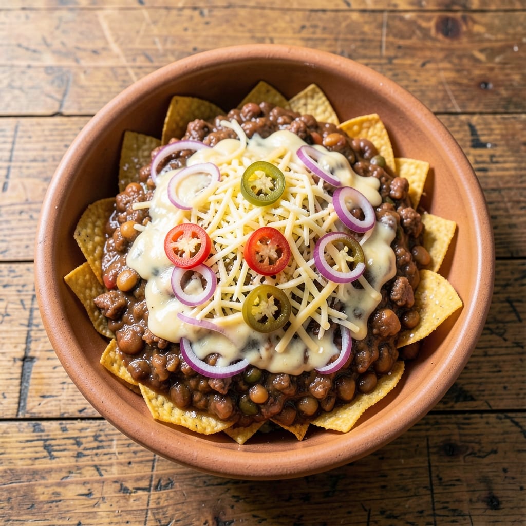Recipe for Leftover Chili: Transform Into Loaded Nachos