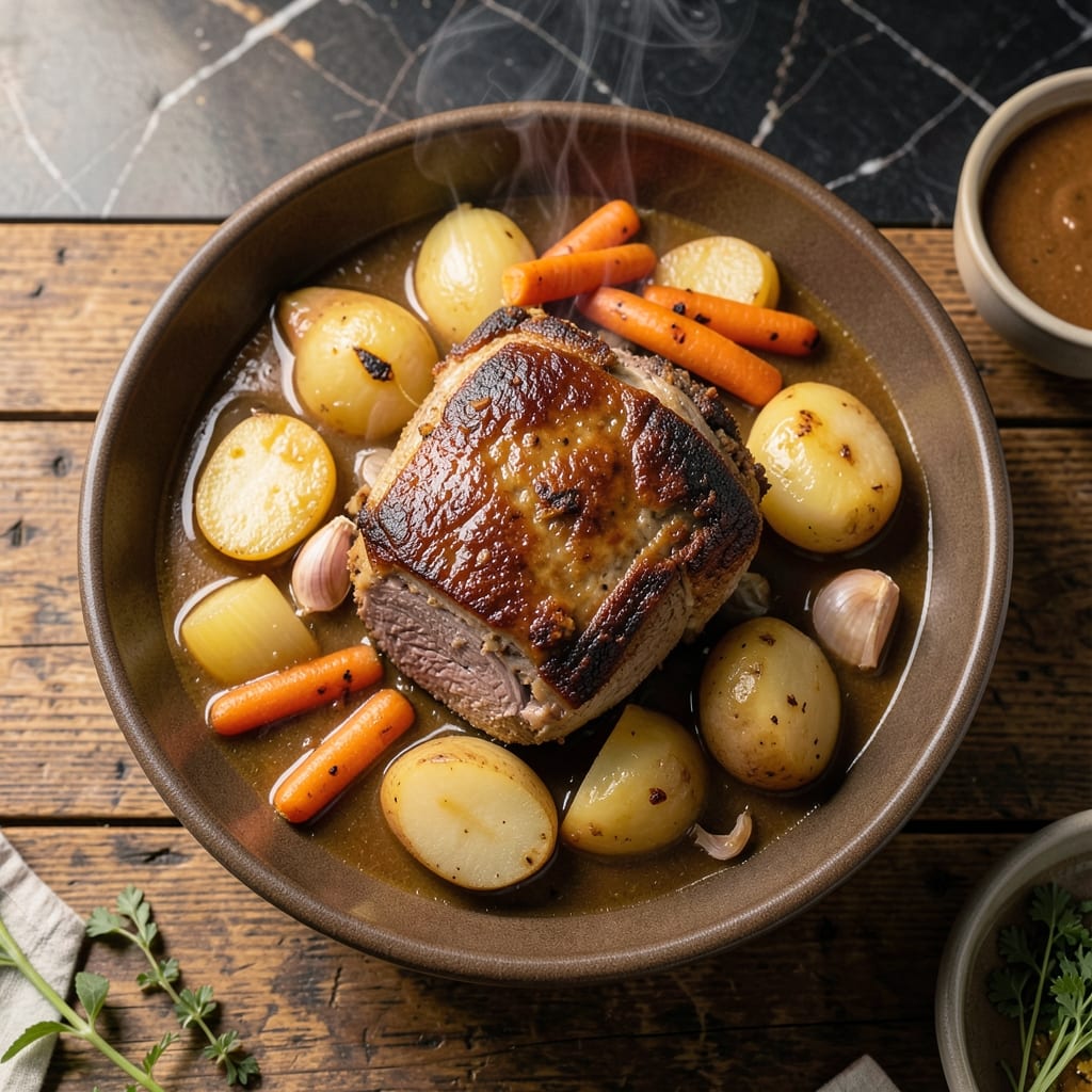 Pot Roast Recipe With Campbell's French Onion Soup: Slow Cooker Melt in Your Mouth Magic