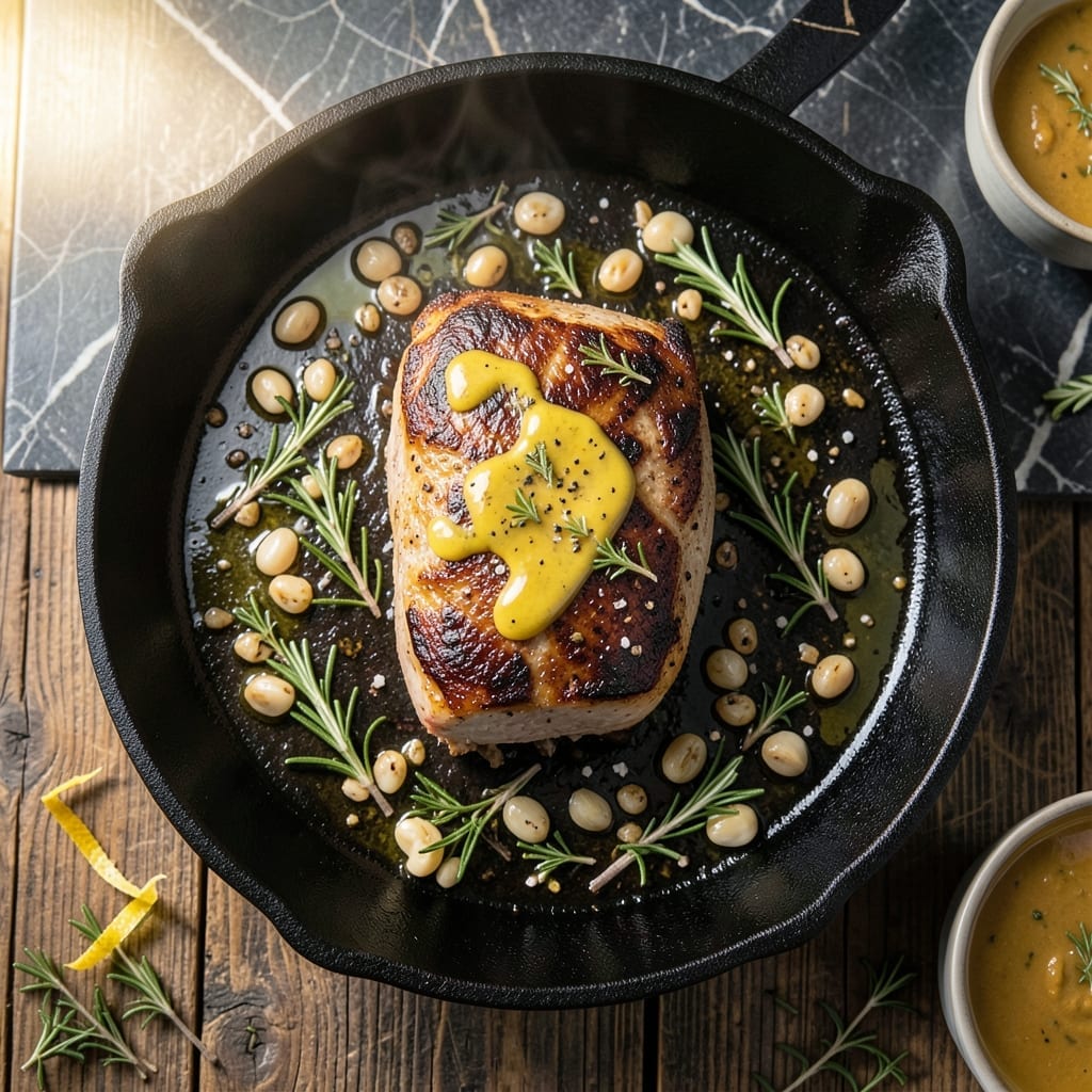 Pork Tenderloin Recipe Skillet: Pan-Seared with Garlic Herb Crust Pork Tenderloin Recipe Skillet: Pan-Seared with Garlic Herb Crust