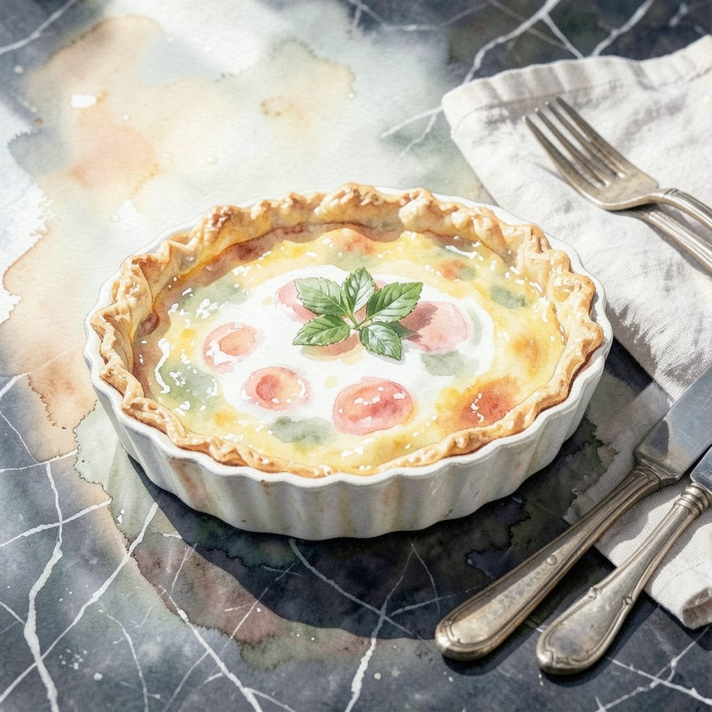Quiche Recipe From Scratch: Flaky Crust With Creamy Custard Filling Quiche Recipe From Scratch: Flaky Crust With Creamy Custard Filling