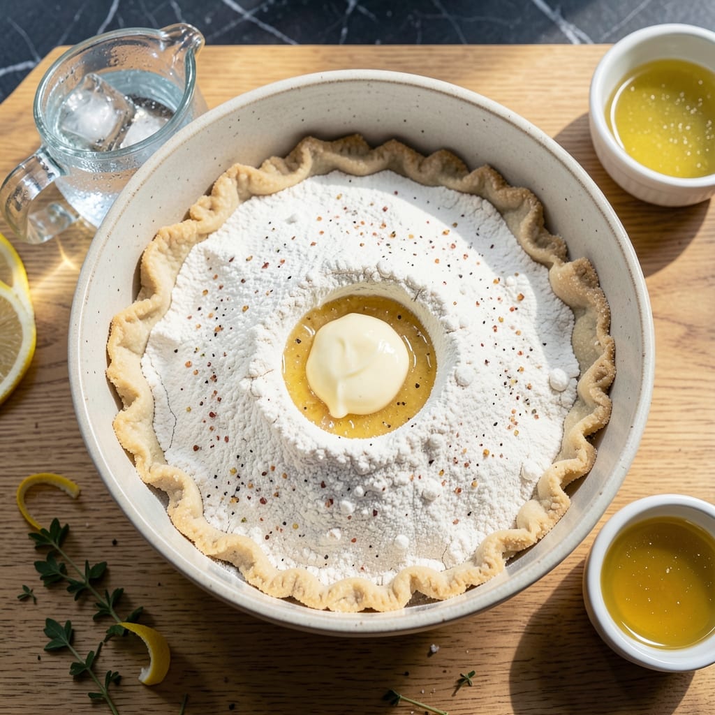 Pie Crust Recipe Less Butter: Flaky Layers With Lightened Indulgence