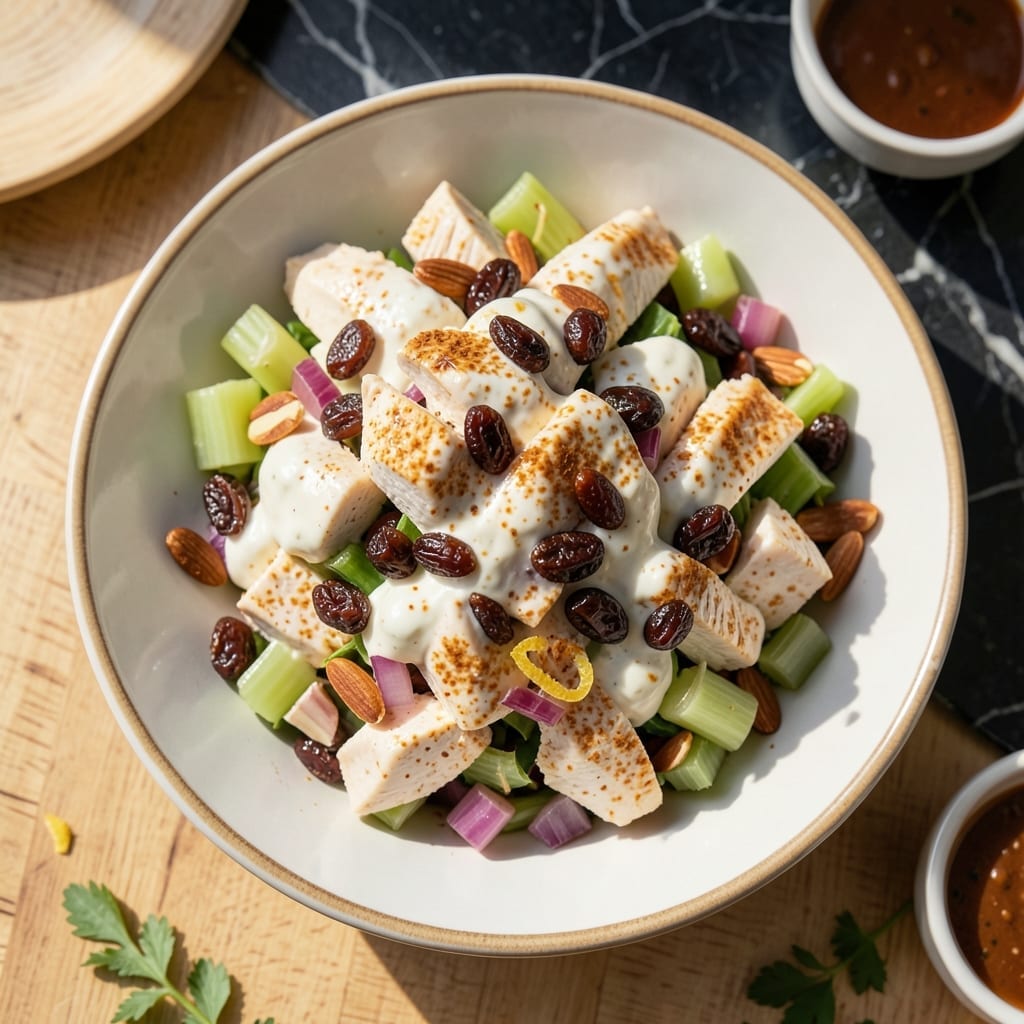 Ina Garten's Curry Chicken Salad Recipe: Bright and Creamy With Toasted Almonds Ina Garten's Curry Chicken Salad Recipe: Bright and Creamy With Toasted Almonds
