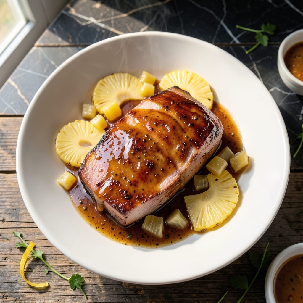 Pineapple Glazed Ham Recipe Slow Cooker: Effortless Holiday Centerpiece