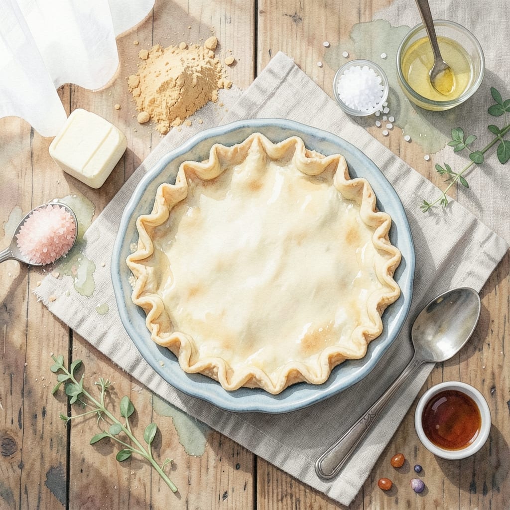 Easy Pie Crust Recipe Without Food Processor or Shortening: Flaky Layers With Just Butter and Flour Easy Pie Crust Recipe Without Food Processor or Shortening: Flaky Layers With Just Butter and Flour