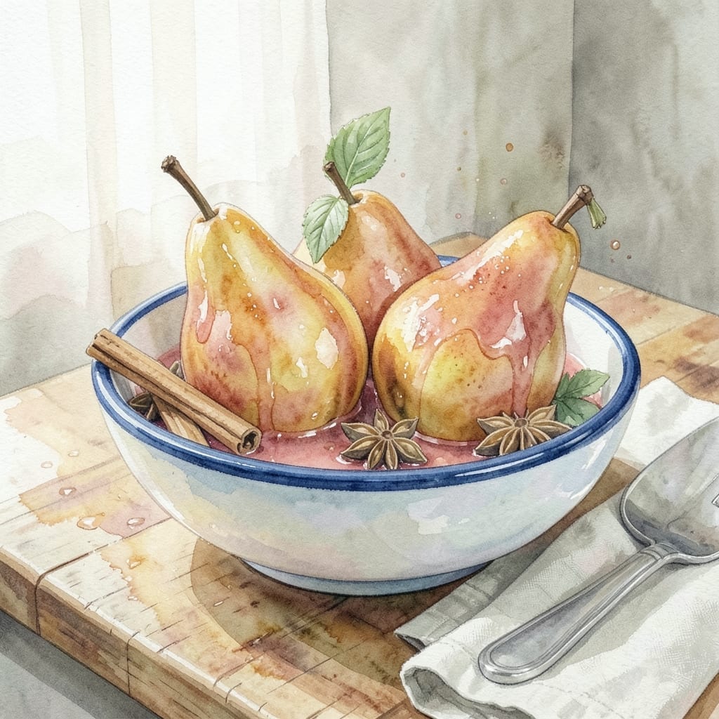 Recipe For Overripe Pears: Spiced Poached Sweetness in Minutes