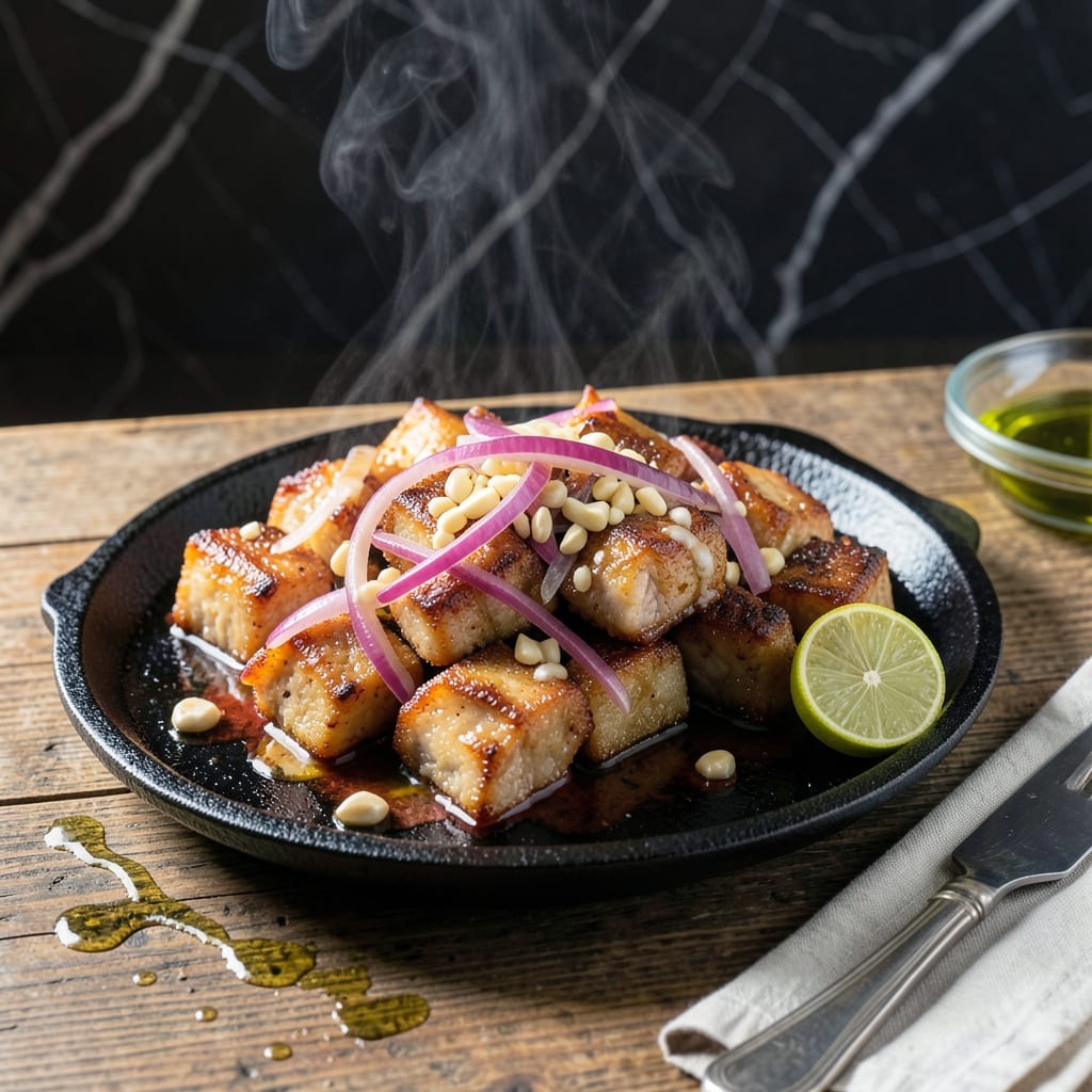 Pork Sisig Recipe Pork Belly: Crispy Chicharon and Calamansi Zest Pork Sisig Recipe Pork Belly: Crispy Chicharon and Calamansi Zest