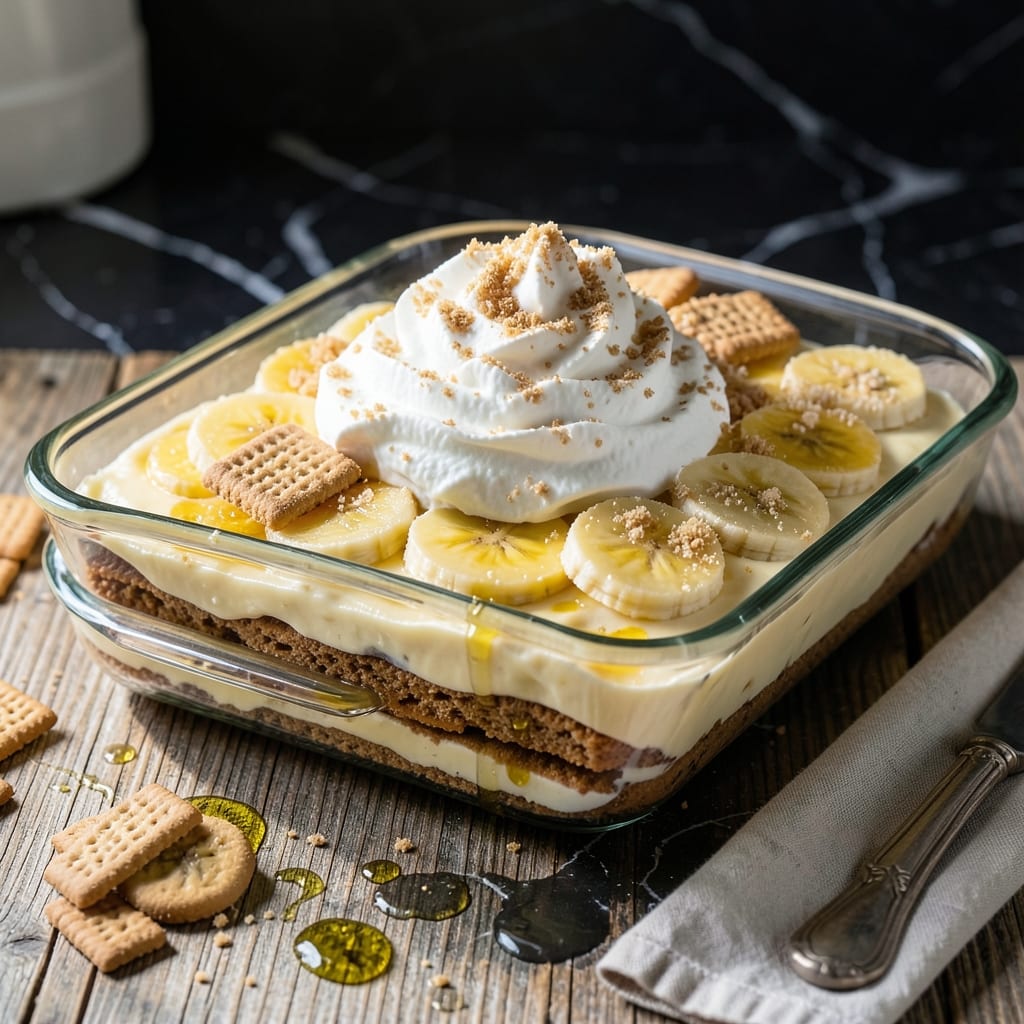 Paula Deen Banana Pudding Recipe With Chessmen Cookies: Layers of Vanilla Wafer Crunch Paula Deen Banana Pudding Recipe With Chessmen Cookies: Layers of Vanilla Wafer Crunch