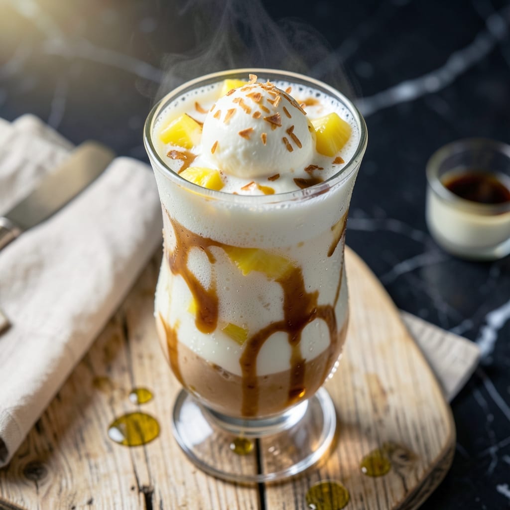 Pina Colada Cocktail Recipe With Ice Cream: Tropical Blended Indulgence Pina Colada Cocktail Recipe With Ice Cream: Tropical Blended Indulgence