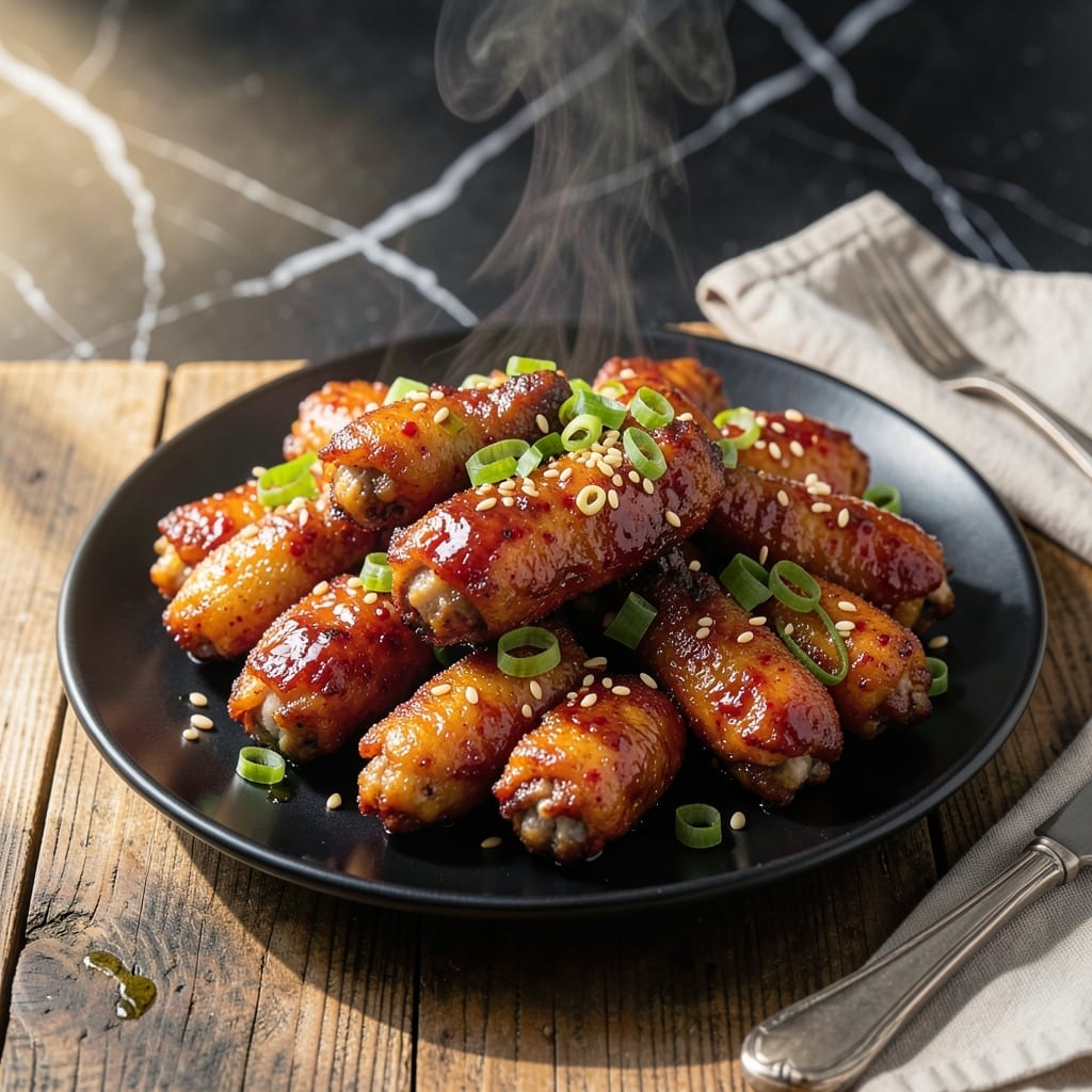 Korean BBQ Wings Recipe Air Fryer: Sticky Sweet-Spicy Glaze in Minutes