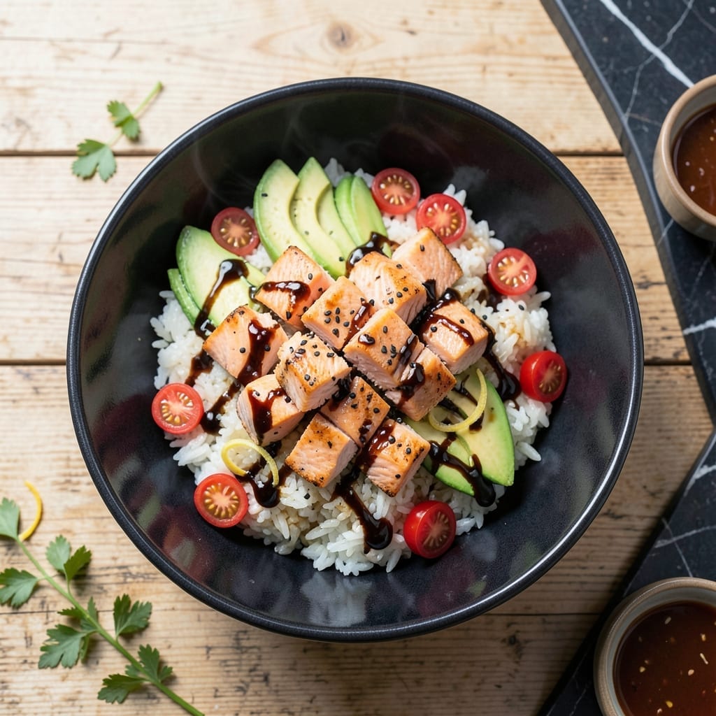 Poke Bowl Recipe With Cooked Fish: Fresh Hawaiian Flavors in a Bowl Poke Bowl Recipe With Cooked Fish: Fresh Hawaiian Flavors in a Bowl