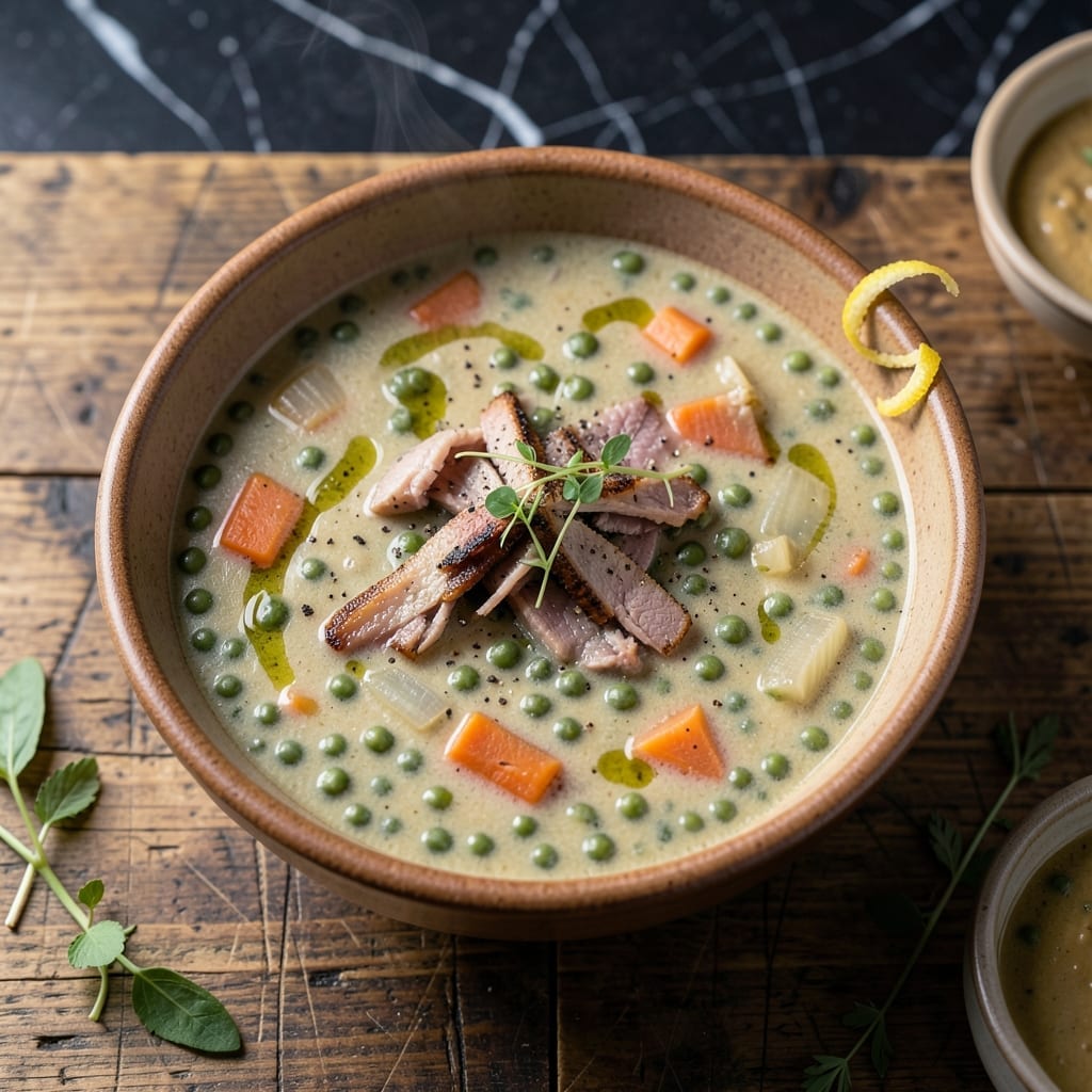 Pea and Ham Soup Recipe With Split Peas: Slow-Simmered Hearty Tradition