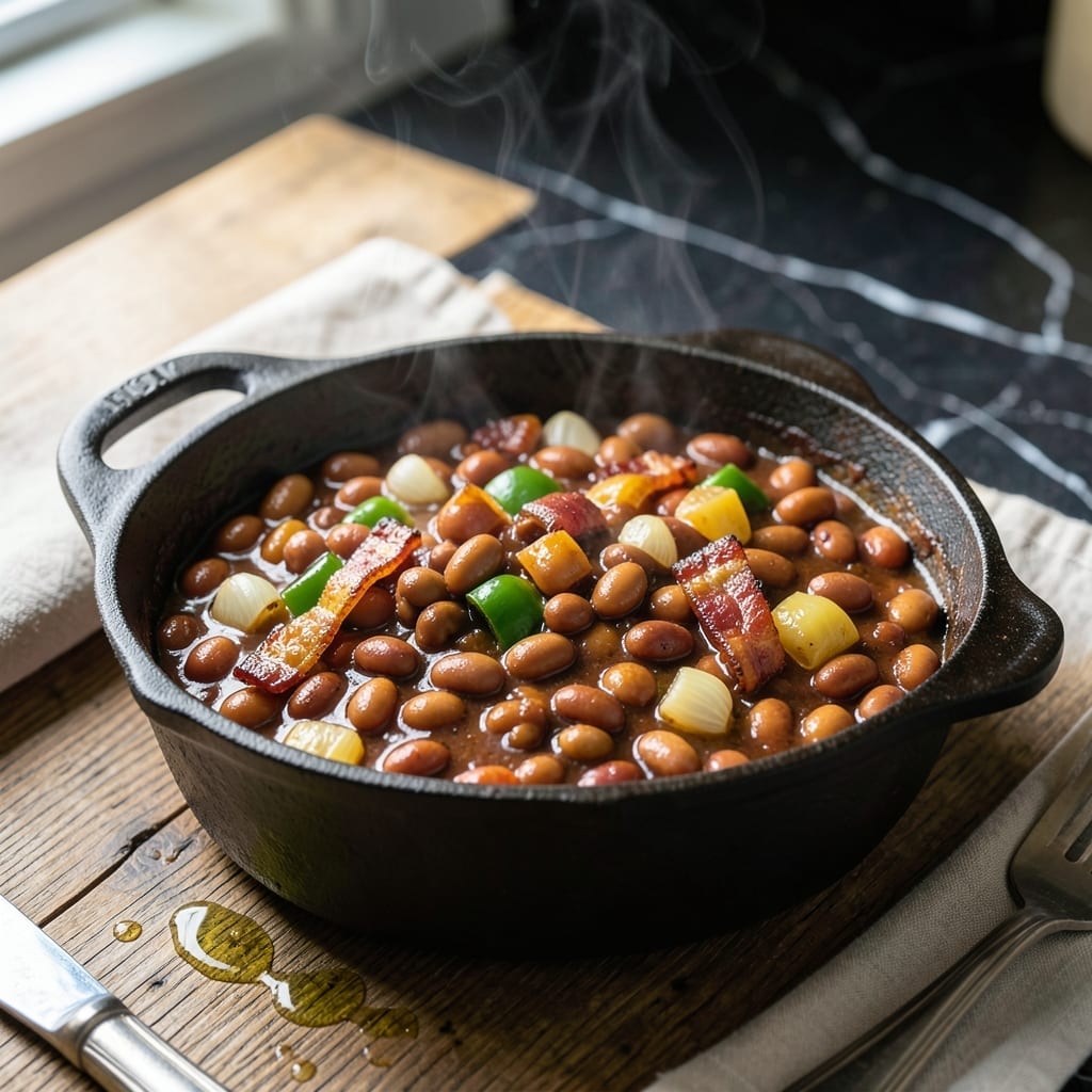 Baked Beans Recipe With Canned Pork And Beans: Smoky Sweet Upgrade in One Pot Baked Beans Recipe With Canned Pork And Beans: Smoky Sweet Upgrade in One Pot