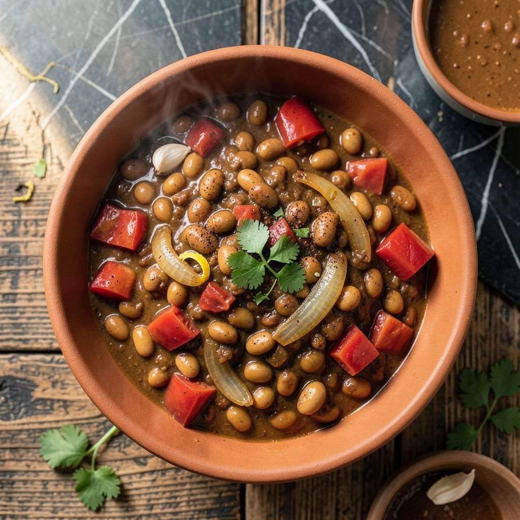 Chili Recipe With Dry Beans: Slow-Simmered Hearty Bowl Chili Recipe With Dry Beans: Slow-Simmered Hearty Bowl