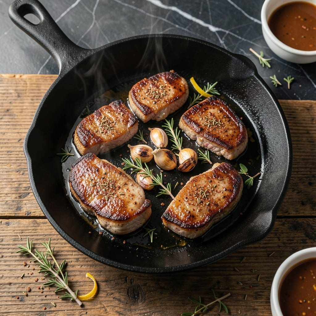 Pork Belly Steaks Recipe: Pan-Seared Crispy Bites