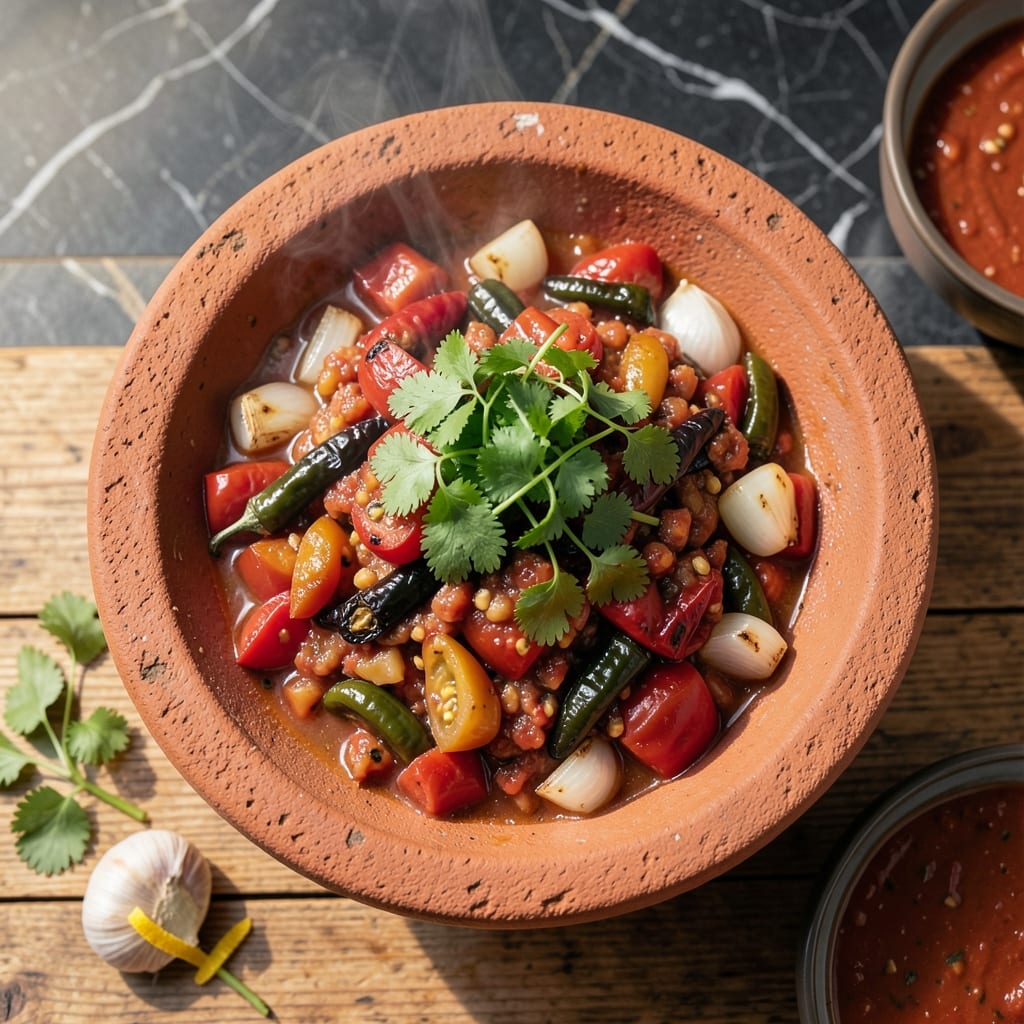Recipe for Authentic Mexican Salsa: Fresh Tomato and Chile Fire
