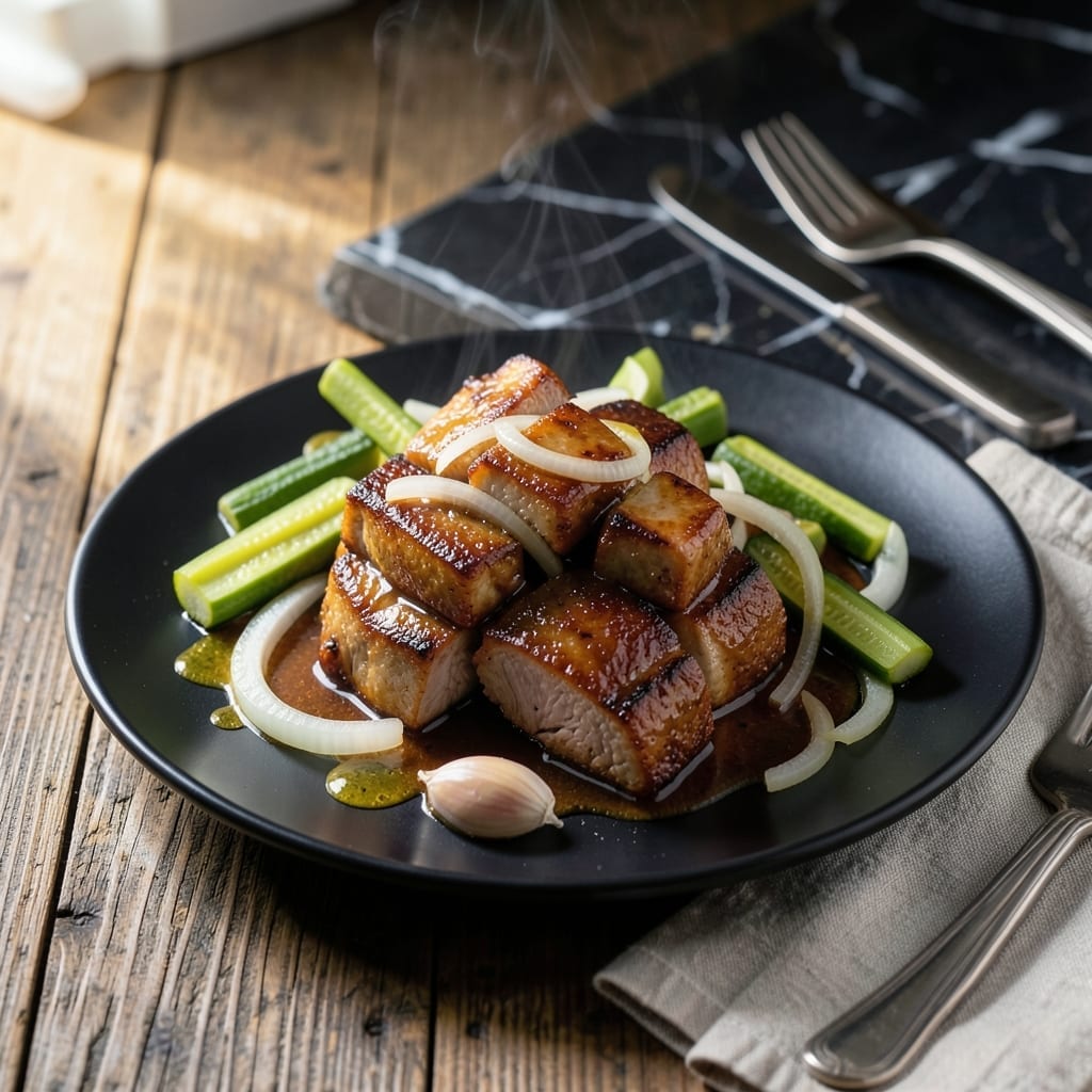 Pork With Pickles Recipe Panlasang Pinoy: Tangy Braised Pork With Crunchy Bite