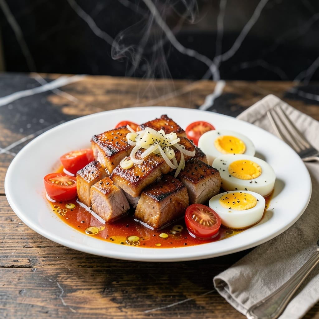 Pork Sarciado Recipe Panlasang Pinoy: Tomato-Based Pork Stew with Eggs
