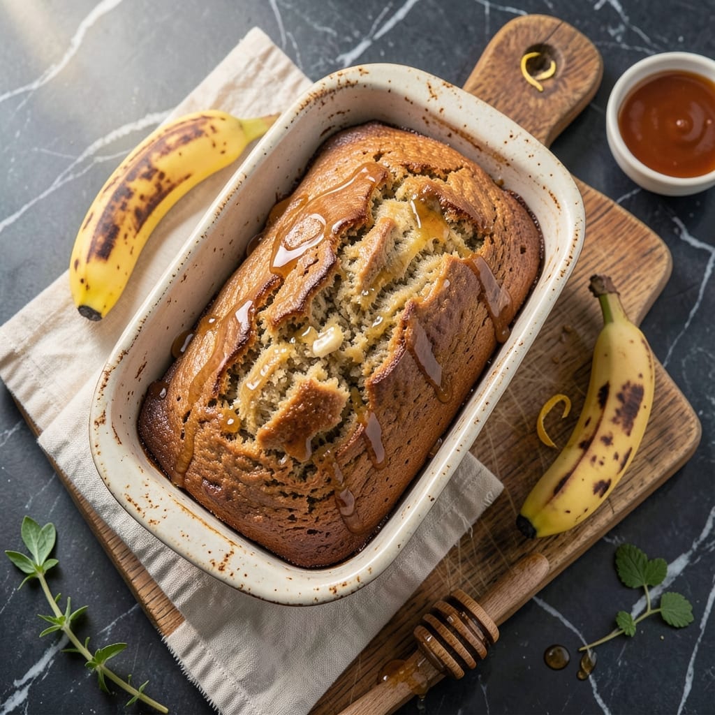 Banana Bread Recipe With Honey: Moist Crumb With Natural Sweetness